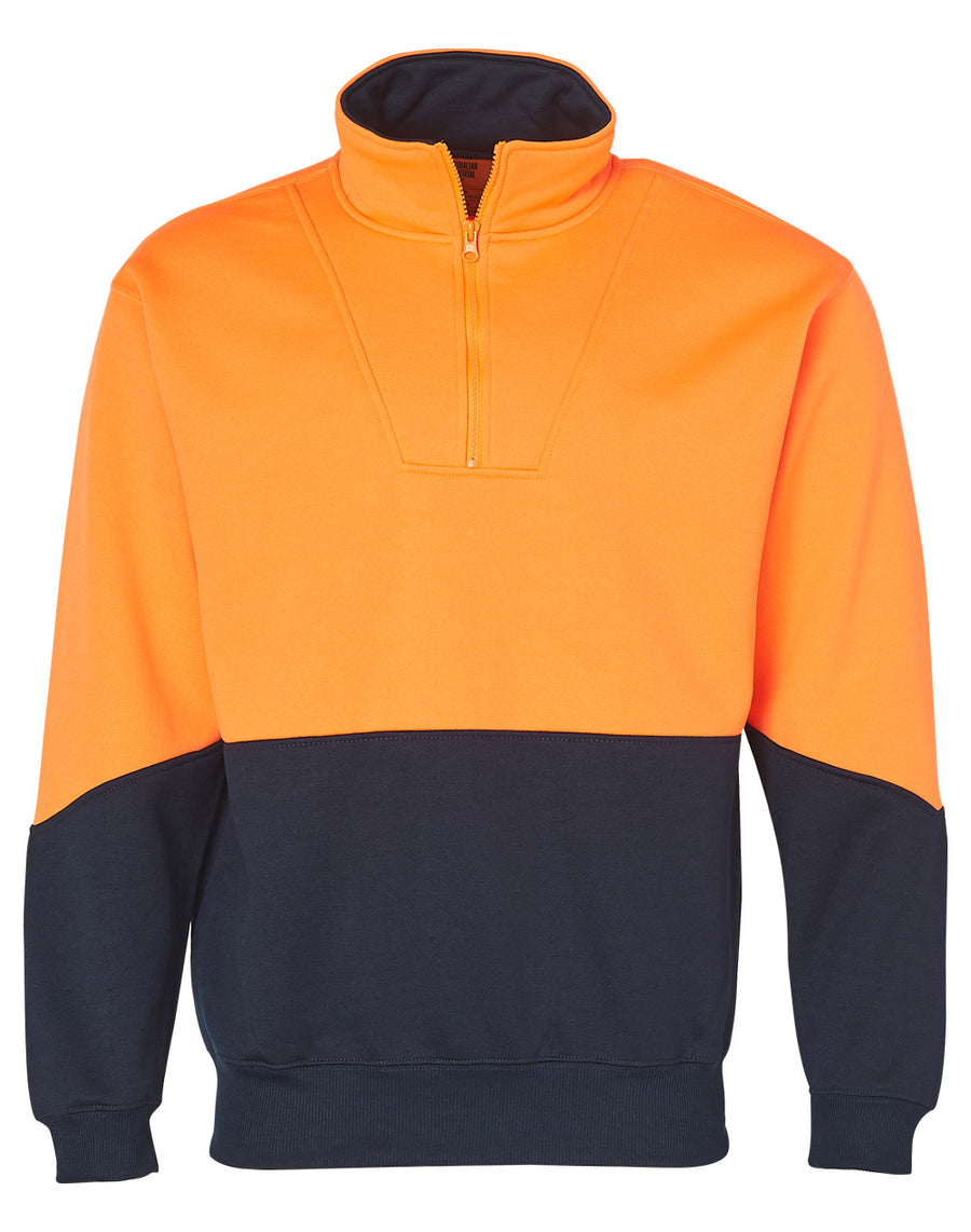 Hi Vis Fleece Sweat with Collar