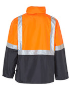 Hi Vis 3 In 1 Rainproof Safety Jacket With Detachable Vest
