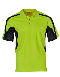 SW25,Hi-Vis TrueDry Fashion Polo With Underarms Mesh (Unisex)