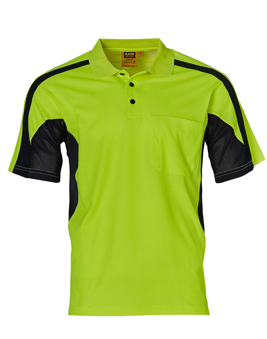SW25,Hi-Vis TrueDry Fashion Polo With Underarms Mesh (Unisex)