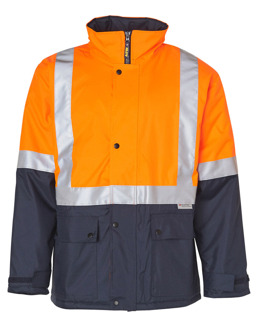 Hi-Vis Two Tone Rain Proof Jacket With 3M Reflective Tapes
