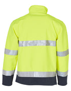 Hi Vis Two Tone Softshell Jacket with 3M Reflective Tapes