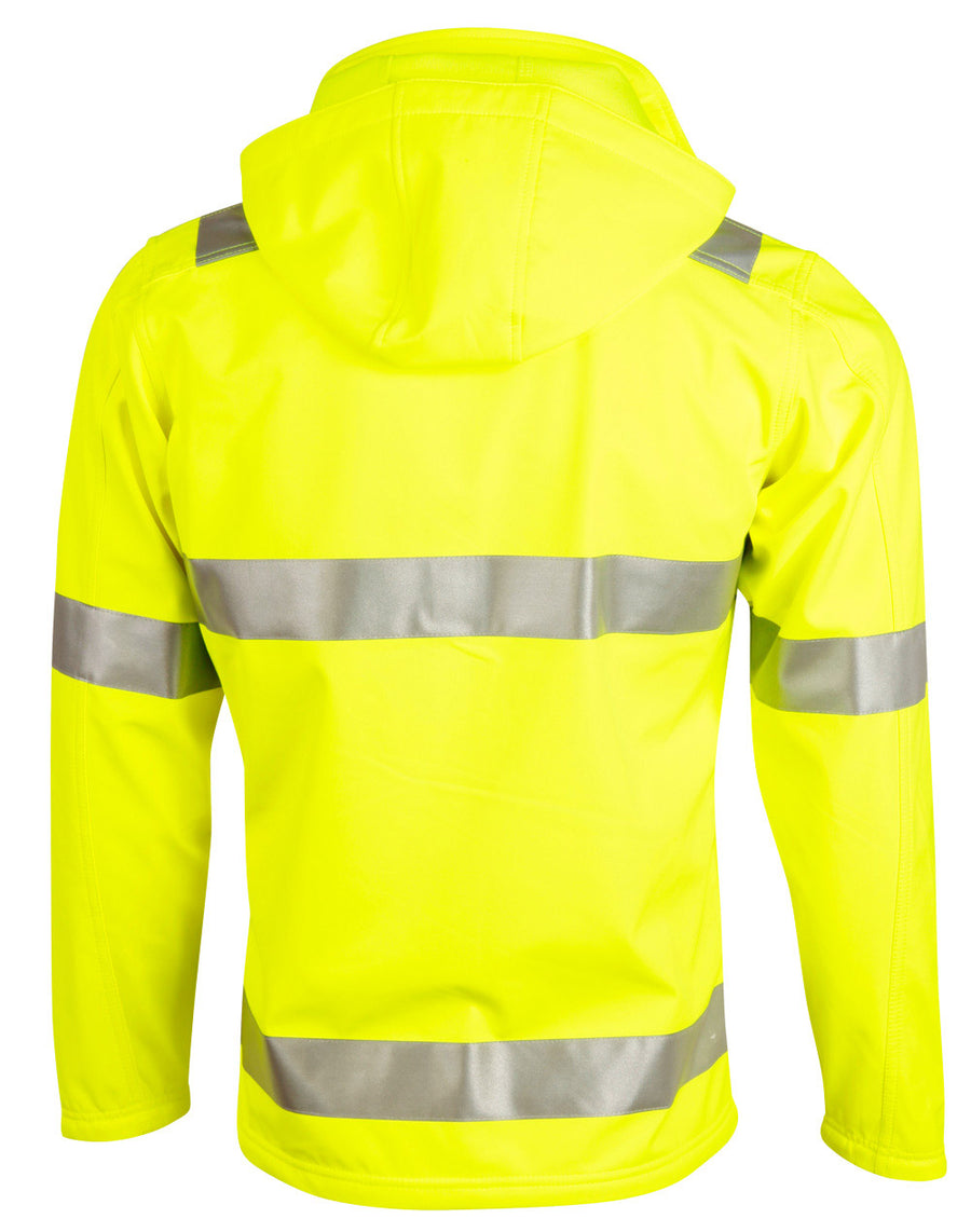 Hi-Vis Heavy Duty Softshell Jacket with 3M Tape (unisex)