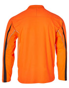 Hi Vis TrueDry Long Sleeve Polo with Reflective Piping (Mens)
