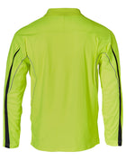 Hi Vis TrueDry Long Sleeve Polo with Reflective Piping (Mens)