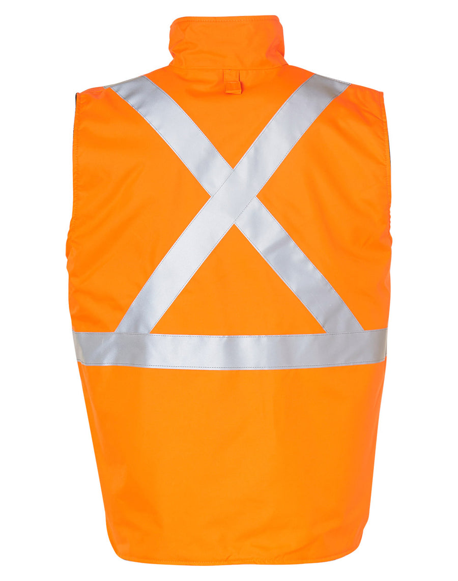 Hi Vis X Pattern 3M Tape Safety Vest