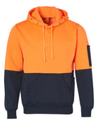 Hi-Vis Two Tone Kangaroo Pocket Hoodie (Unisex)