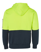 Hi-Vis Two Tone Kangaroo Pocket Hoodie (Unisex)