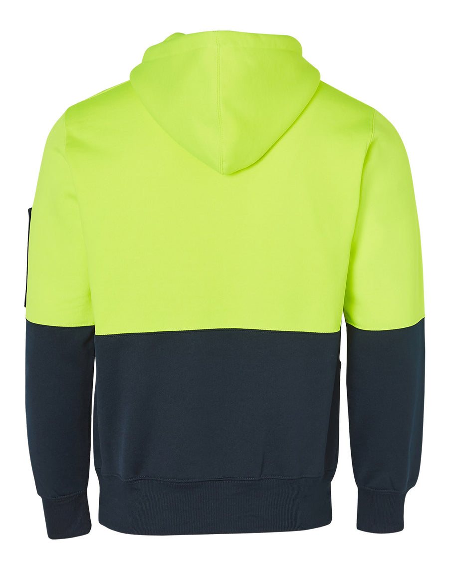 Hi-Vis Two Tone Kangaroo Pocket Hoodie (Unisex)