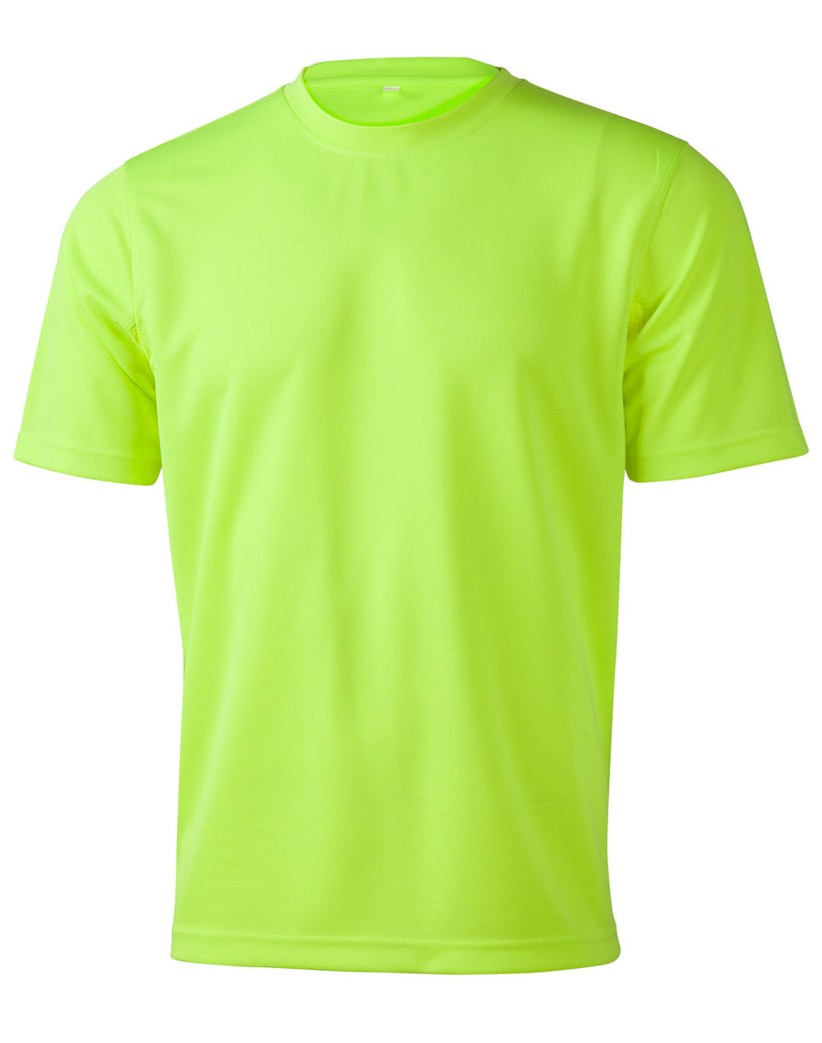 ACTIV EMBROIDERY DESIGNS, WORKWEAR, Hi-Vis CoolDry® Mini Waffle Safety Tee (Unisex)