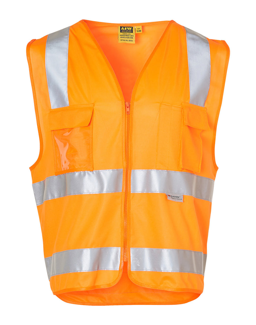 Hi-Vis Safety Vest With ID Pocket & 3M Tapes