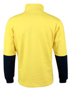Hi Vis Cotton Fleecy Sweat Shirt With Chest Pocket
