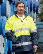 Hi Vis Long Line Jacket With 3M Reflective Tapes