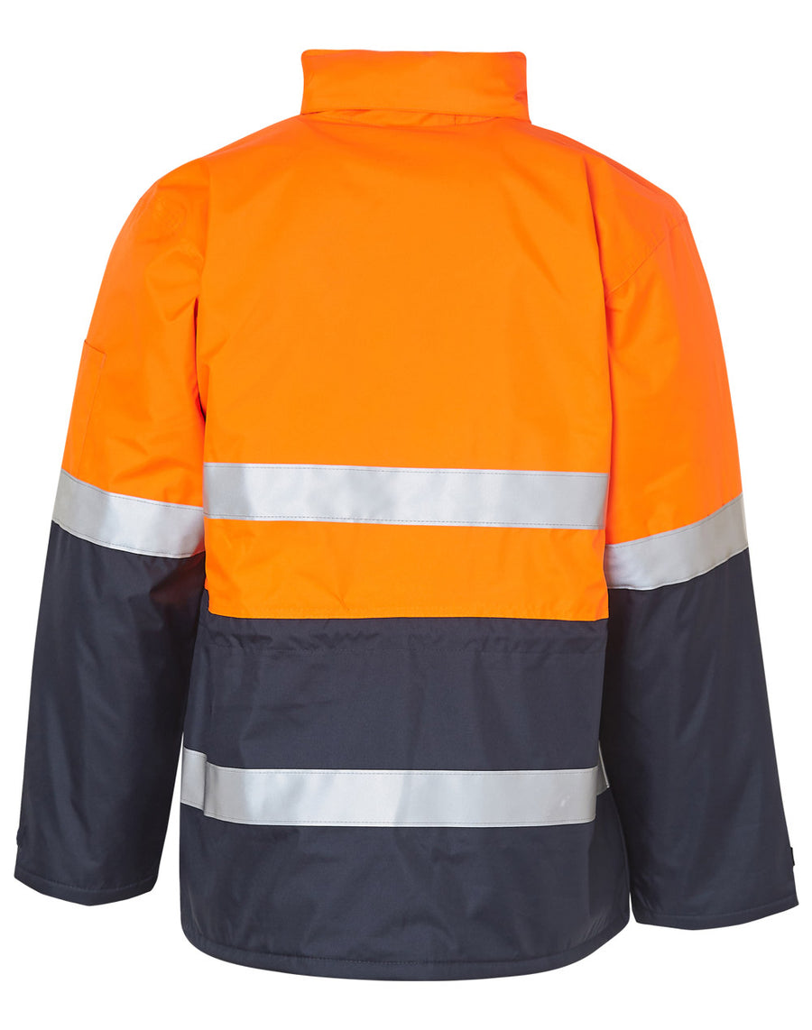 Hi Vis Long Line Jacket With 3M Reflective Tapes