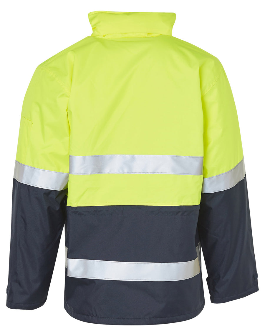 Hi Vis Long Line Jacket With 3M Reflective Tapes