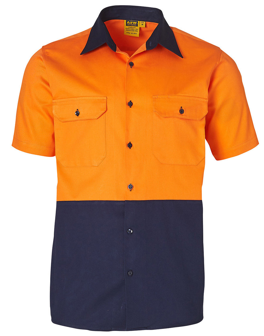 WINNING, AIW High Visibility Short Sleeve Work Shirts (Mens)