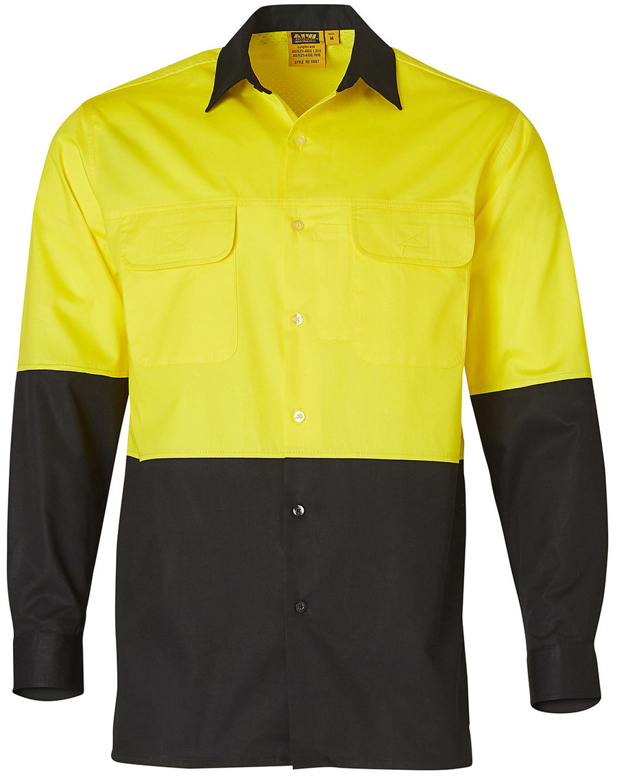 Hi Vis Easy Breeze L/S Safety Shirt (Mens)