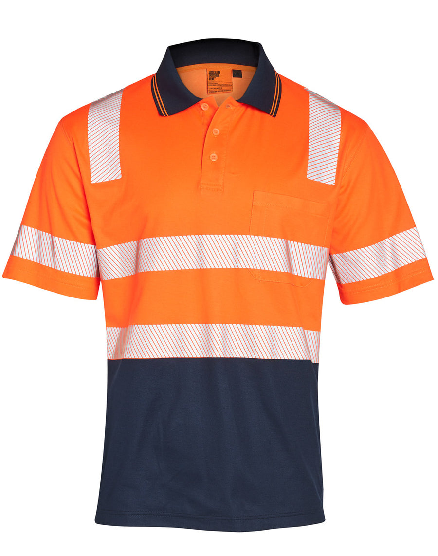 TrueDry® Biomotion Segmented S/S Hi Vis Polo (Unisex)