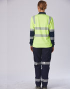 TrueDry® Biomotion Segmented L/S Hi Vis Polo (Unisex)