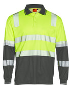 TrueDry® Biomotion Segmented L/S Hi Vis Polo (Unisex)
