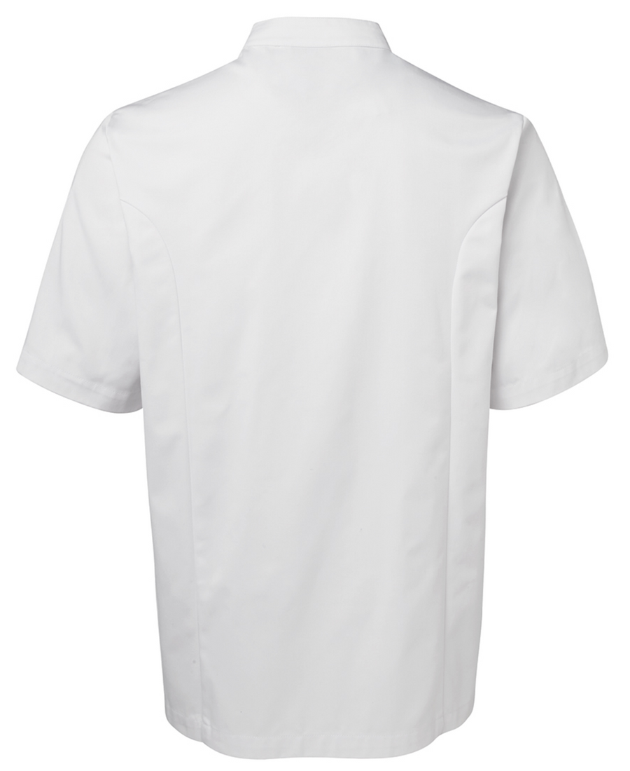 ACTIV EMBROIDERY DESIGNS. UNIFORMS. SHORT SLEEVE CHEF'S JACKET. UNISEX.
