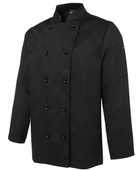 ACTIV EMBROIDERY DESIGNS. UNIFORMS. LONG SLEEVE CHEF'S JACKET. UNISEX.