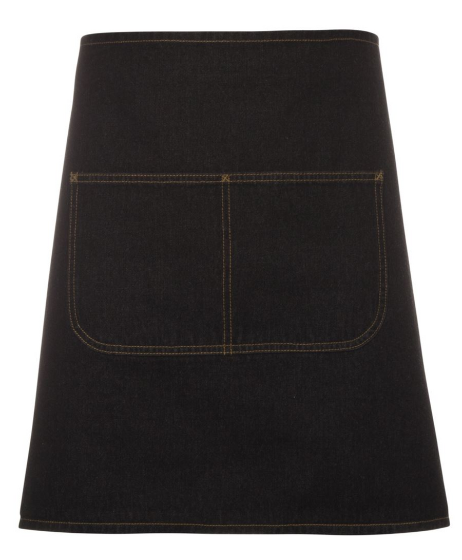 ACTIV EMBROIDERY DESIGNS. UNIFORMS. WAIST DENIM APRON.