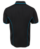 ACTIV EMBROIDERY DESIGNS. UNIFORMS. SHORT SLEEVE PIPING POLO. MENS.