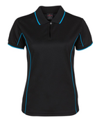 ACTIV EMBROIDERY DESIGNS. UNIFORMS. SHORT SLEEVE PIPING POLO. LADIES.