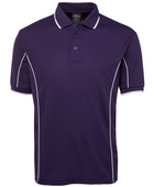 ACTIV EMBROIDERY DESIGNS. UNIFORMS. SHORT SLEEVE PIPING POLO. MENS.