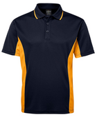ACTIV EMBROIDERY DESIGNS. UNIFORMS. JB CONTRAST POLO. MENS.