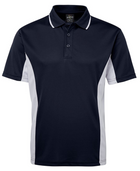 ACTIV EMBROIDERY DESIGNS. UNIFORMS. CONTRAST POLO. MENS.