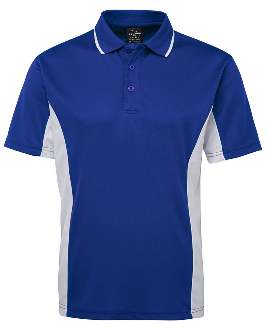ACTIV EMBROIDERY DESIGNS. UNIFORMS. CONTRAST POLO. MENS.