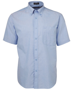 ACTIV EMBROIDERY DESIGNS. UNIFORMS. SHORT SLEEVE OXFORD SHIRT. MENS.