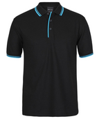 ACTIV EMBROIDERY DESIGNS. UNIFORMS. CONTRAST POLO. MENS.