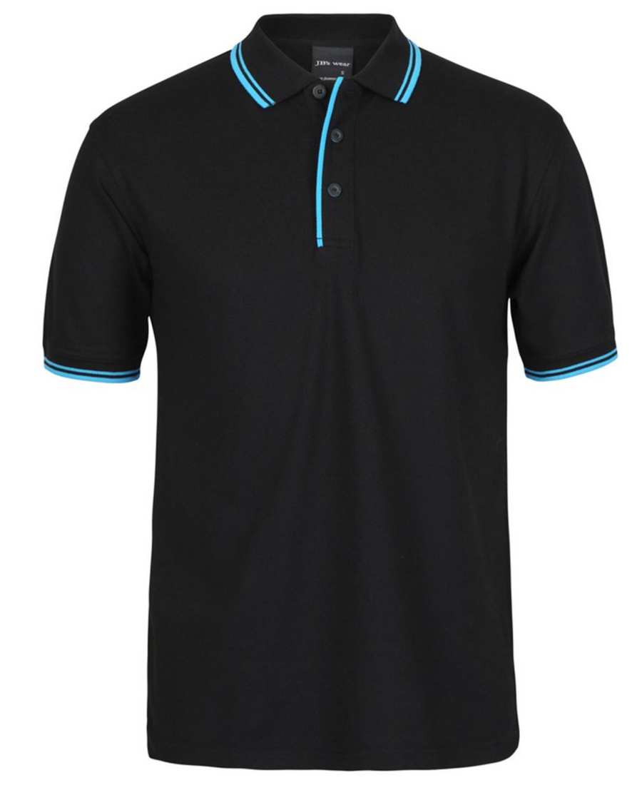 ACTIV EMBROIDERY DESIGNS. UNIFORMS. CONTRAST POLO. MENS.