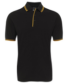 ACTIV EMBROIDERY DESIGNS. UNIFORMS. CONTRAST POLO. MENS.
