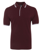 ACTIV EMBROIDERY DESIGNS. UNIFORMS. CONTRAST POLO. MENS.