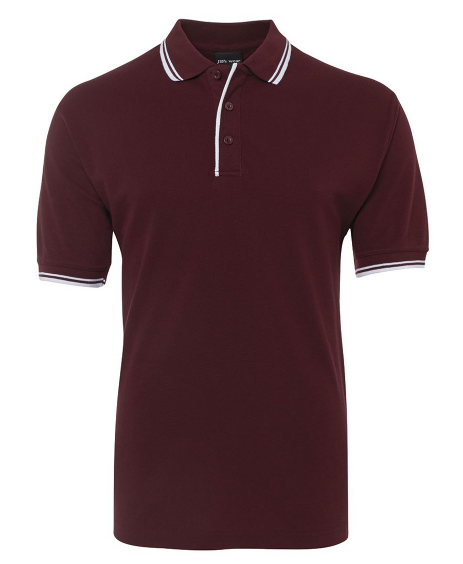 ACTIV EMBROIDERY DESIGNS. UNIFORMS. CONTRAST POLO. MENS.