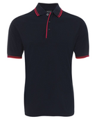 ACTIV EMBROIDERY DESIGNS. UNIFORMS. CONTRAST POLO. MENS.