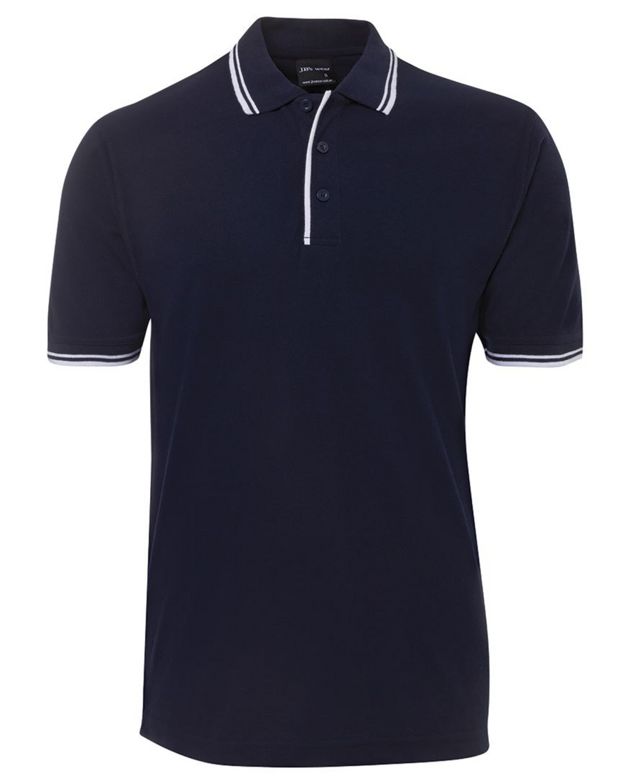 ACTIV EMBROIDERY DESIGNS. UNIFORMS. CONTRAST POLO. MENS.
