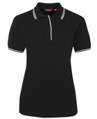 ACTIV EMBROIDERY DESIGNS. UNIFORMS. CONTRAST POLO. LADIES.