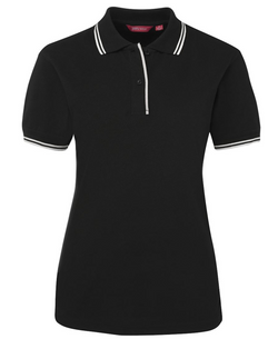 ACTIV EMBROIDERY DESIGNS. UNIFORMS. CONTRAST POLO. LADIES.