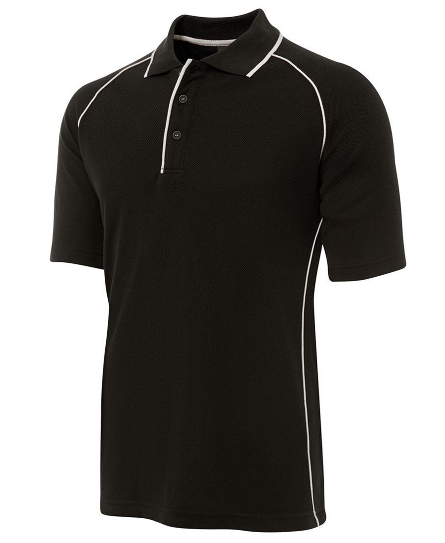 ACTIV EMBROIDERY DESIGNS. UNIFORMS. RAGLAN POLO. MENS.