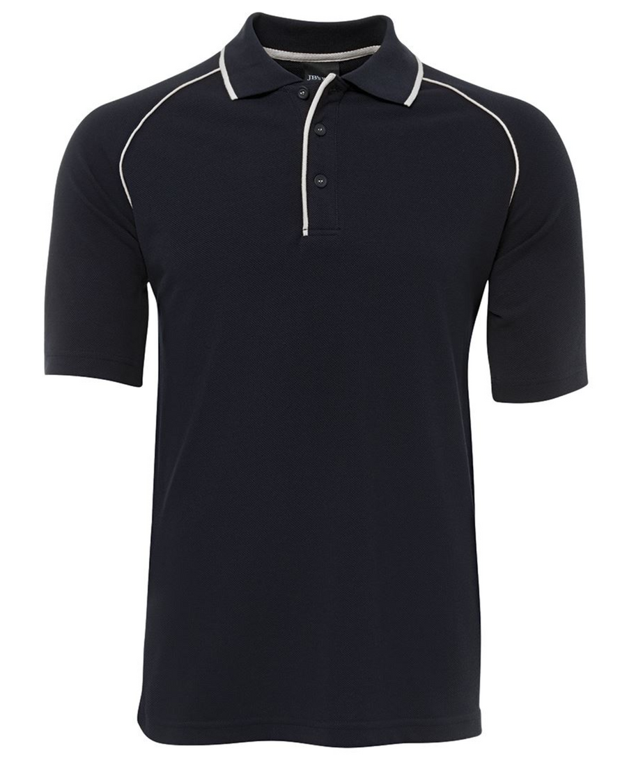 ACTIV EMBROIDERY DESIGNS. UNIFORMS. RAGLAN POLO. MENS.