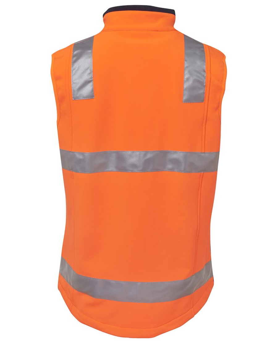 ACTIV EMBROIDERY DESIGNS. UNIFORMS. HI VIS (D+N) SOFTSHELL VEST.