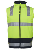 ACTIV EMBROIDERY DESIGNS. UNIFORMS. HI VIS (D+N) SOFTSHELL VEST.