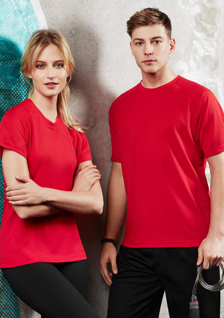 ACTIV EMBROIDERY DESIGNS.  MENS SPRINT T SHIRT