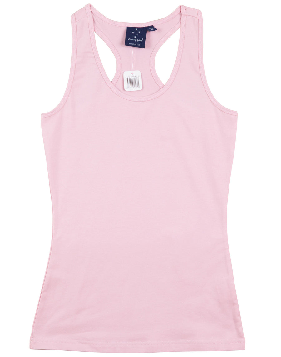 STRETCH RACEBACK SINGLET Ladies'