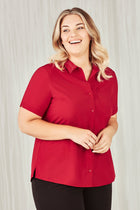 BIZCARE Womens Easy Stretch Short Sleeve Shirt
